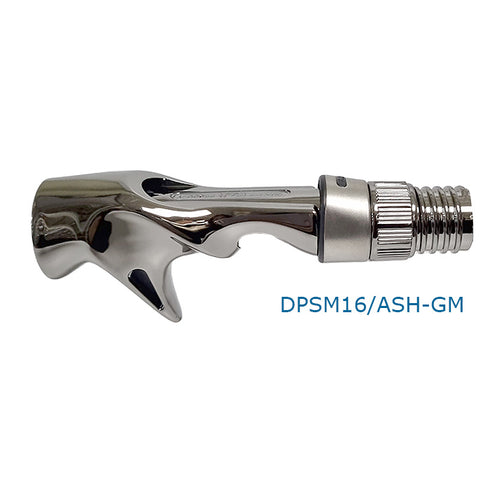 Fuji Bait Casting Reel Seats (ACSM16-GM) - PVD Plated High Gloss Gunmetal, Body only